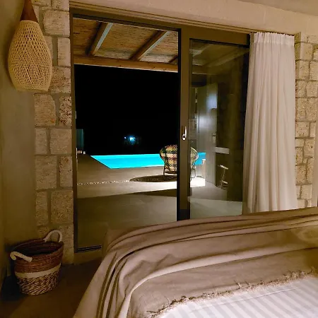 Elaiopetra Kefalonia: Luxury Stonehouse With Pool And Panoramic Views Metaxata