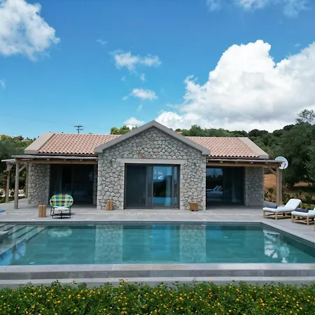 Elaiopetra Kefalonia: Luxury Stonehouse With Pool And Panoramic Views * Metaxata