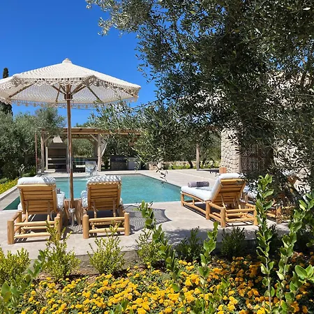 Villa Elaiopetra Kefalonia: Luxury Stonehouse With Pool And Panoramic Views *