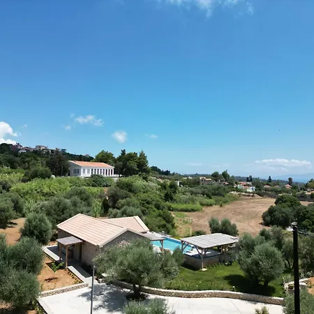 Villa Elaiopetra Kefalonia - Stonehouse Hideaway With Pool - Modern Luxury With Serene Sea And Mountain Views Metaxáta
