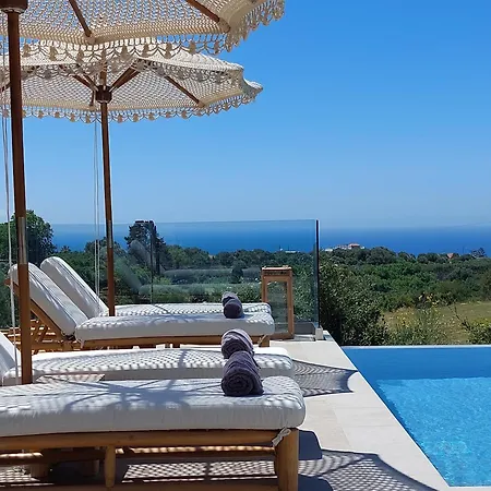 Elaiopetra Kefalonia - Stonehouse Hideaway With Pool - Modern Luxury With Serene Sea And Mountain Views Villa