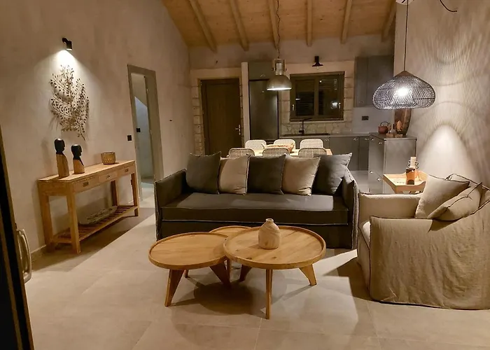Villa Elaiopetra Kefalonia - Stonehouse Hideaway With Pool - Modern Luxury With Serene Sea And Mountain Views Metaxáta
