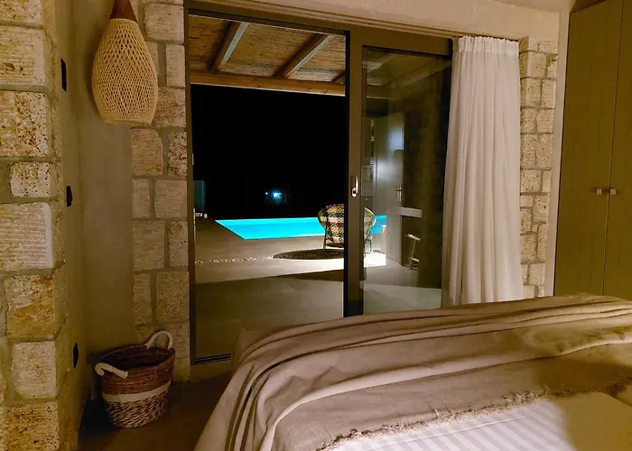 Elaiopetra Kefalonia - Stonehouse Hideaway With Pool - Modern Luxury With Serene Sea And Mountain Views Metaxáta
