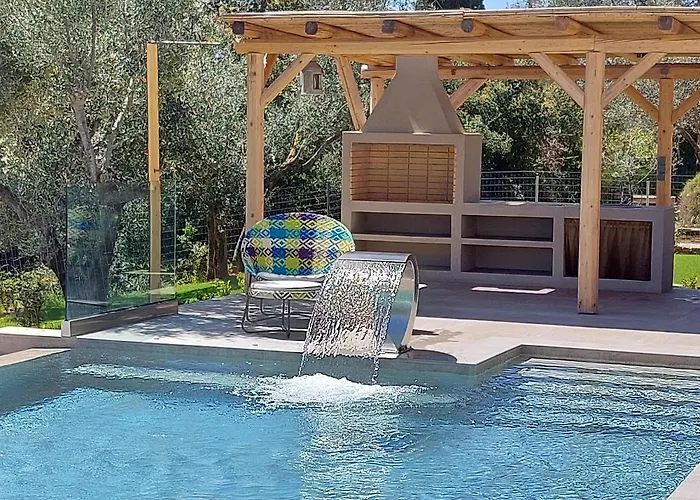 Elaiopetra Kefalonia - Stonehouse Hideaway With Pool - Modern Luxury With Serene Sea And Mountain Views Metaxáta