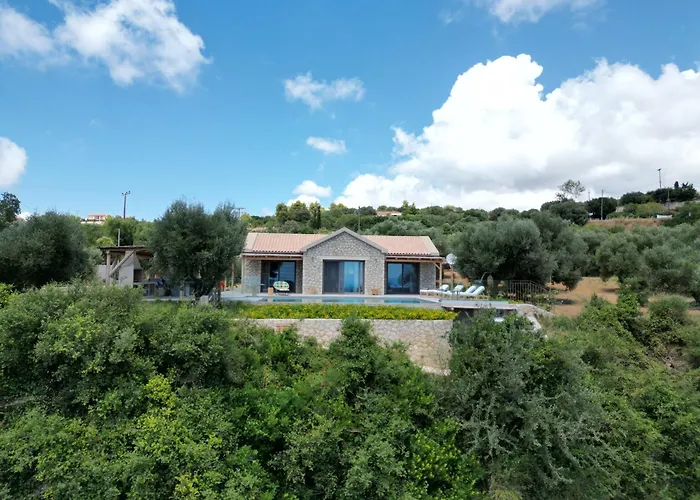 Villa Elaiopetra Kefalonia - Stonehouse Hideaway With Pool - Modern Luxury With Serene Sea And Mountain Views