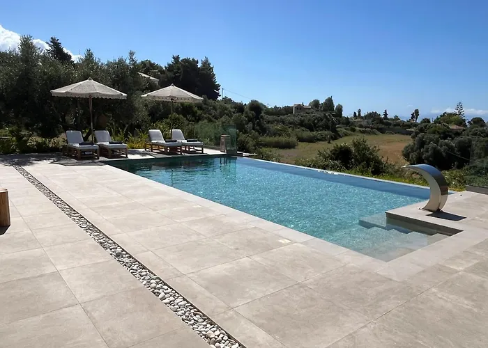 Villa Elaiopetra Kefalonia - Stonehouse Hideaway With Pool - Modern Luxury With Serene Sea And Mountain Views *