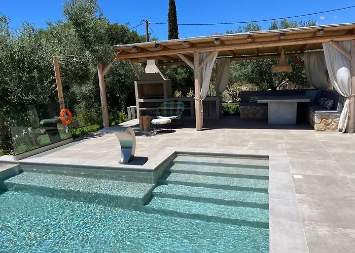 Elaiopetra Kefalonia - Stonehouse Hideaway With Pool - Modern Luxury With Serene Sea And Mountain Views Villa *