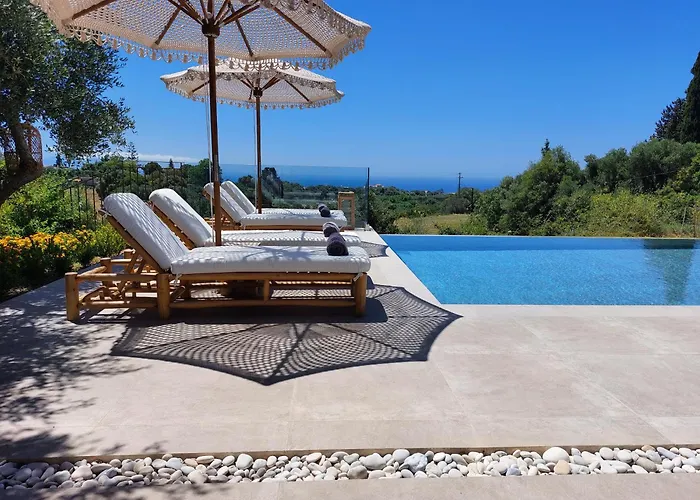Villa Elaiopetra Kefalonia - Stonehouse Hideaway With Pool - Modern Luxury With Serene Sea And Mountain Views