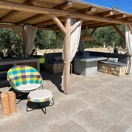 别墅 Elaiopetra Kefalonia - Stonehouse Hideaway With Pool - Modern Luxury With Serene Sea And Mountain Views Metaxáta